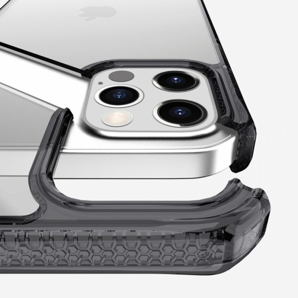 ỐP LƯNG KHÁNG KHUẨN VÀ CHỐNG SỐC QUÂN SỰ ITSKINS HYBRID CLEAR DROP SAFE 3M/10FT CHO IPHONE 13/ 13PRO/ 13PROMAX - HÀNG CHÍNH HÃNG