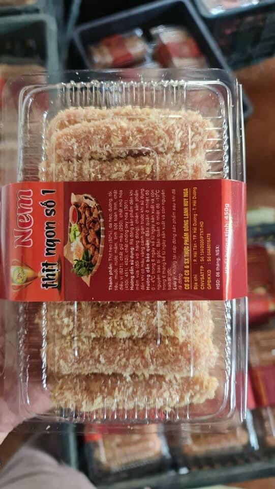 NEM CHUA RÁN - hộp 500gr