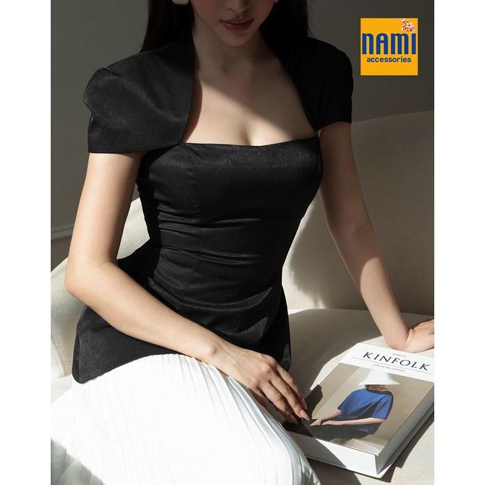 Áo peplum tay búp outfit sang chảnh điệu đà Nanami - ATNU053