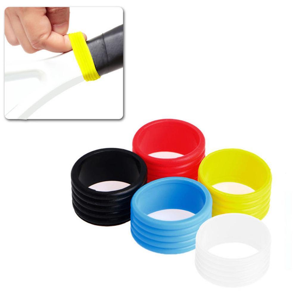 3- 2pcs Silicone Tennis Racket Grip Racquet Handle Loop