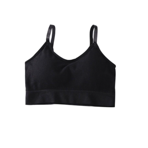 Áo Ngực CBTBRA01 Áo Bra Tập Gym Kiểu Dáng Thể Thao Chất Liệu Cotton Bề Mặt Gân Tăm 2 Dây Mặc Thoải Mái