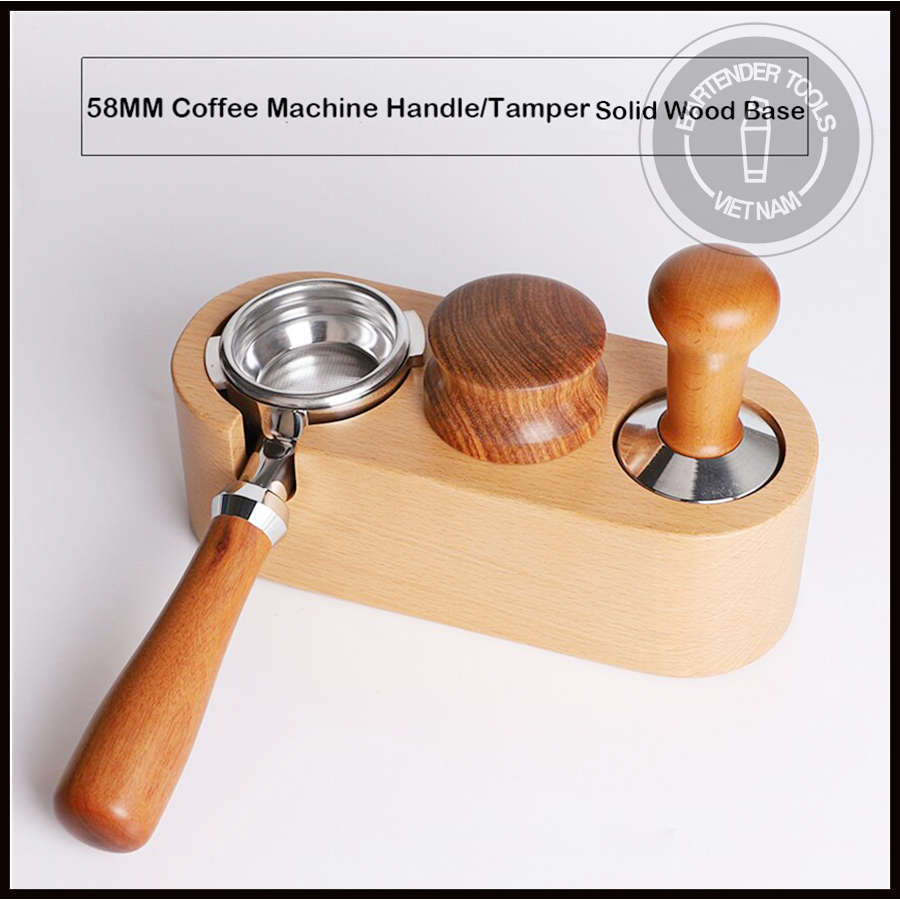 Tamper Base Gỗ 3 Ngăn
