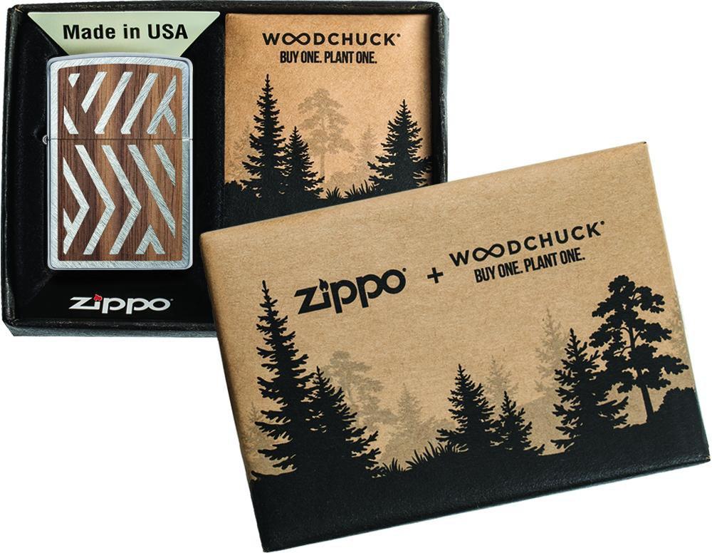 Bật Lửa Zippo WOODCHUCK USA Herringbone Sweep 29902