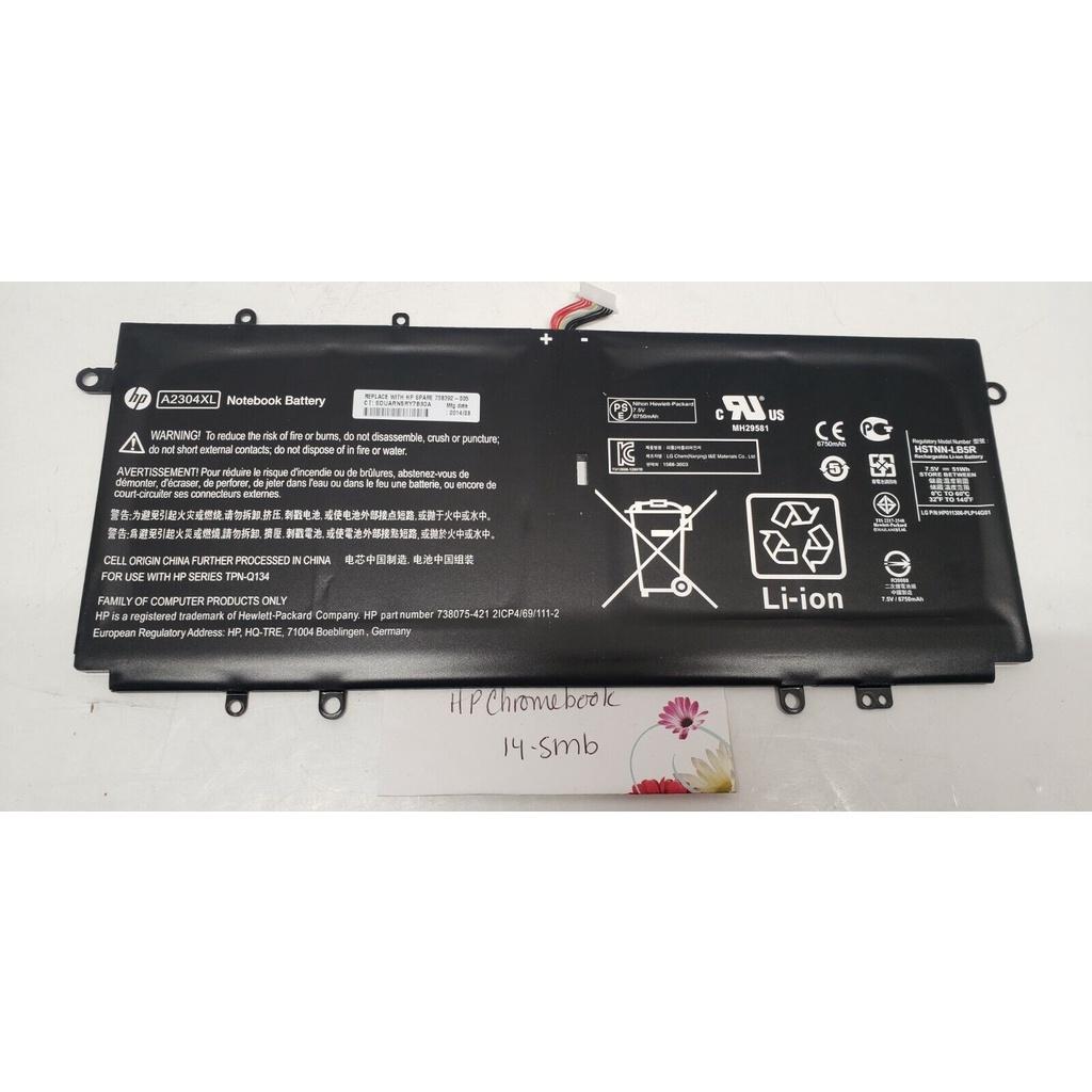Pin Laptop Dùng Cho HP 14-Q000 A2304XL Chromebook 14 G1 14-SMB TPN-Q134 HSTNN-LB5R 738075-421 738392-005 A2304051XL