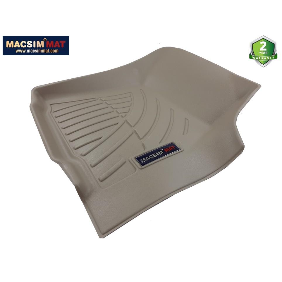 Thảm lót sàn xe ô tô Toyota Innova 2008- 2015 Nhãn hiệu Macsim chất liệu nhựa TPV cao cấp màu be