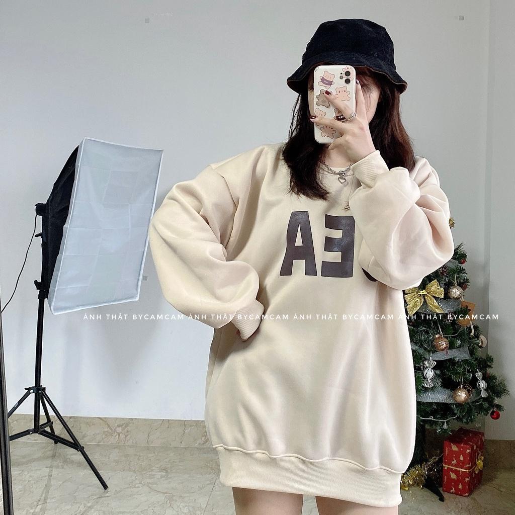 Áo Nỉ SEA, Áo Sweater Cổ Tròn 3 Màu Mặc Đôi Cực Cool