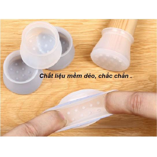 VỎ BỌC CHÂN BÀN GHẾ BẰNG SILICON DÀY CHỐNG XƯỚC SÀN, BỊT CHÂN BÀN GHẾ CHỐNG TRƯỢT AN TOÀN