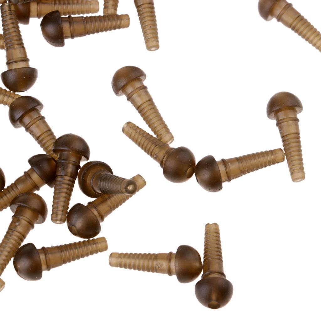 50pcs Terminal Carp Fishing Tackle Kit Rubbers Tubes Cones Terminal Tackle