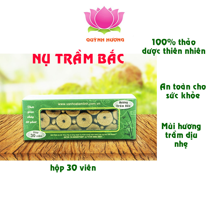 Nhang nụ trầm bắc Thông Lạc Hương - Thảo Dược Phương Anh hộp 30 viên