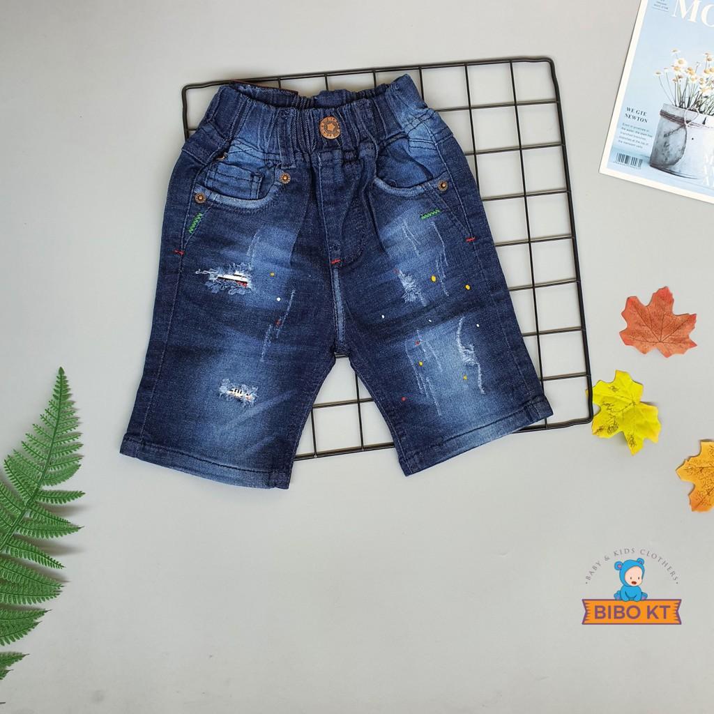 Quần jean đùi bé trai colourful size 10-15 ( từ 21-32kg )