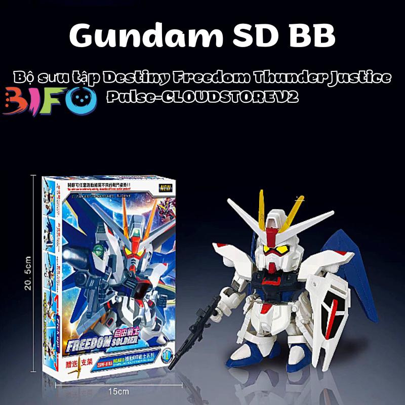 Mô hình lắp ráp bằng nhựa Gundam giá rẻ SD BB bộ sưu tập Destiny Freedom Thunder Justice Pulse-CLOUDSTOREV2