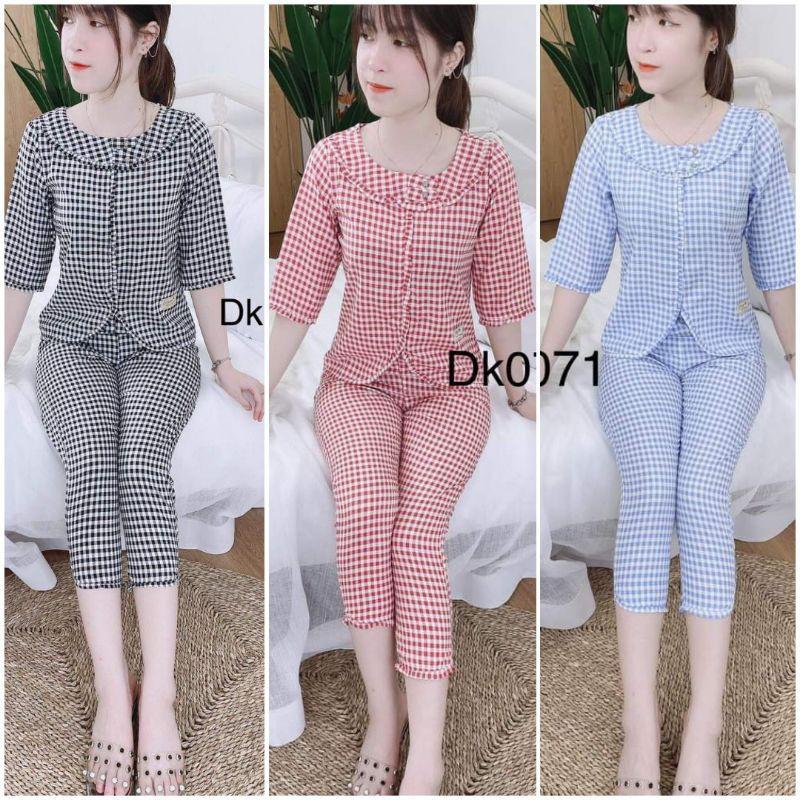 Quần áo mặc nhà sau sinh 3 màu siêu đẹp rẻ