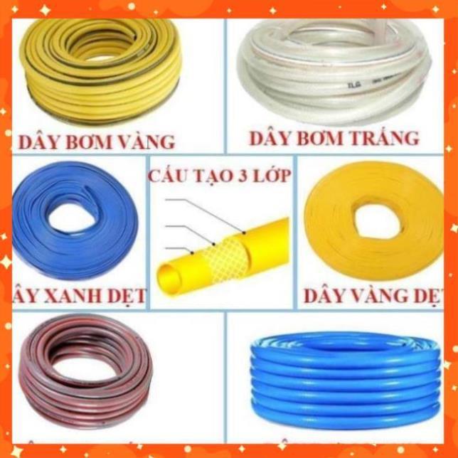 Bộ dây vòi xịt nước rửa xe,tưới cây tăng áp 3 lần 15M( nối nhựa xanh) 206317