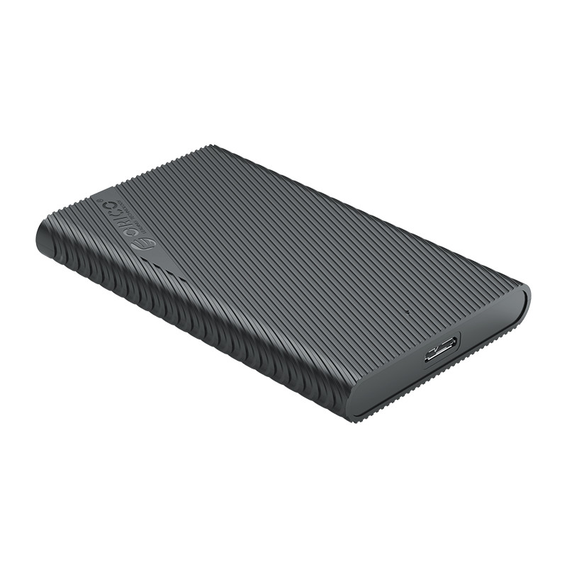 Hộp Đựng Ổ Cứng ORICO 2521U3-BK (Đen) 2.5&quot; SSD/HDD SATA 3 USB 3.0 - Hàng Chính Hãng