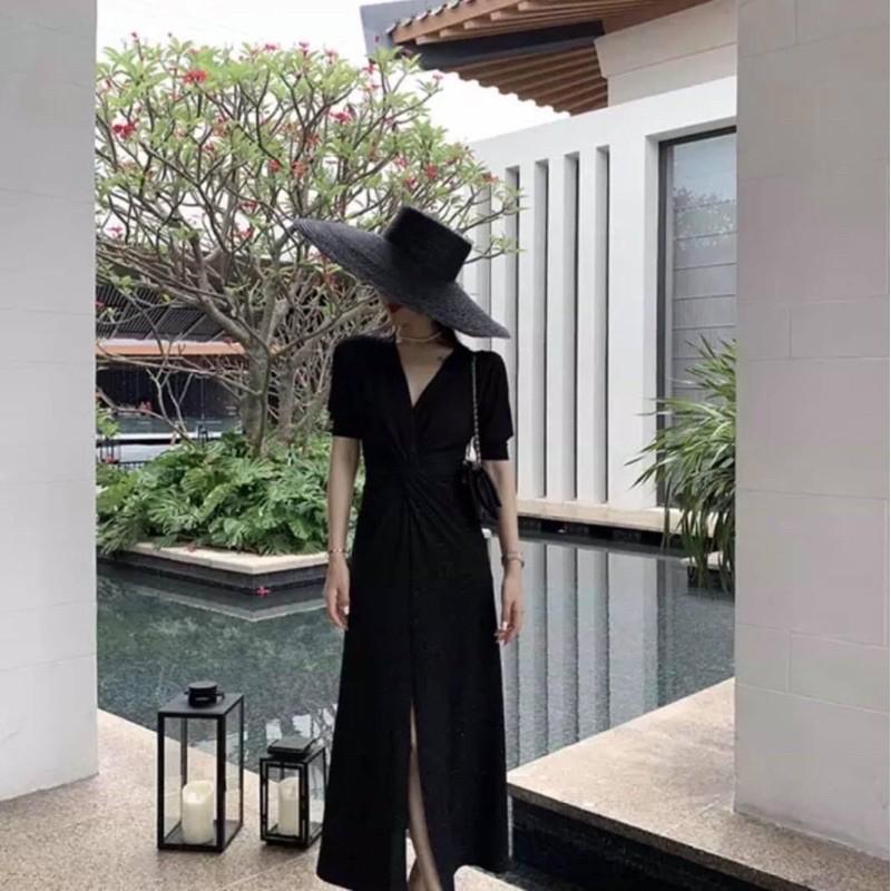 ĐẦM SAQUIN XOẮN EO