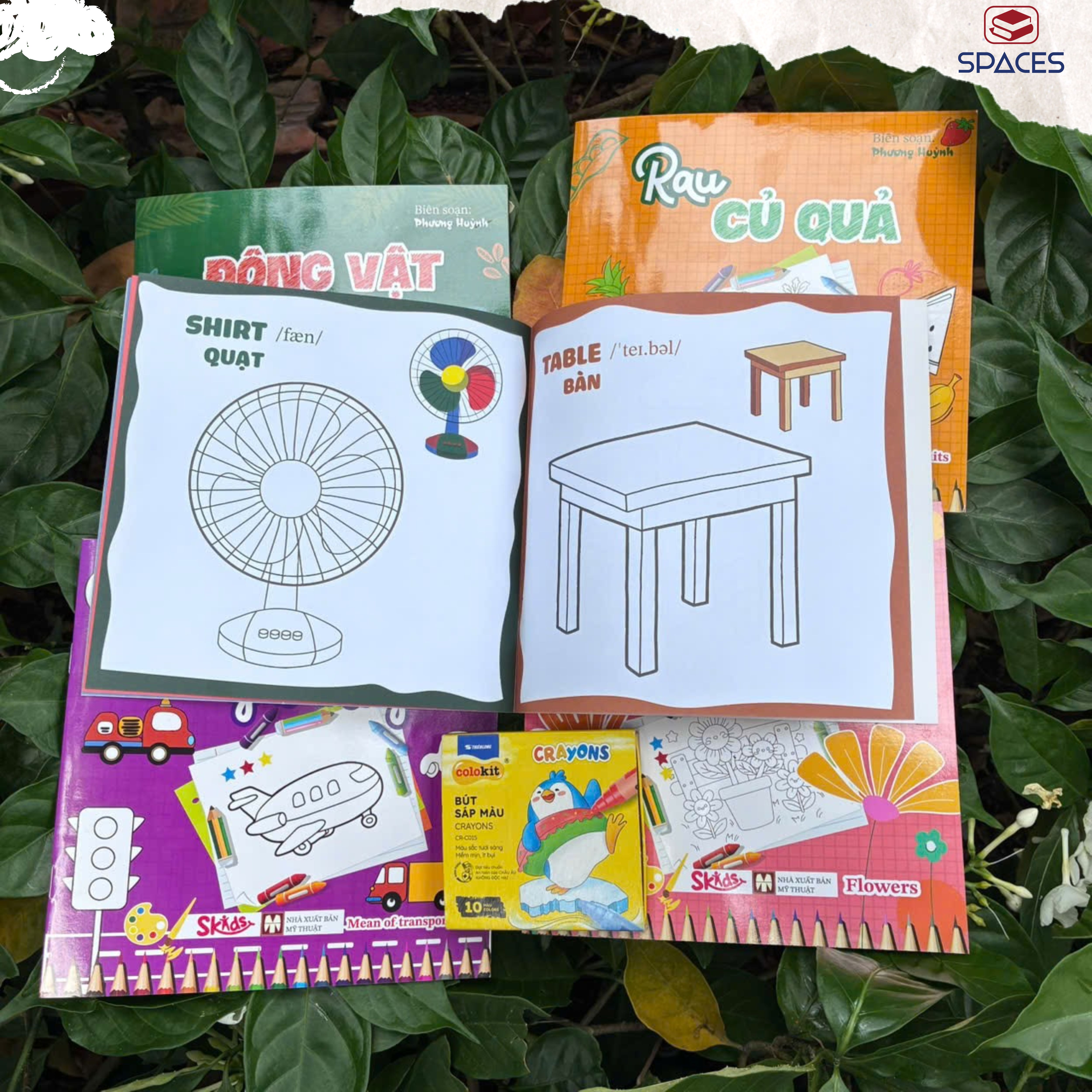 Sách - Tô Màu Thông Minh - ĐỒ VẬT QUANH EM - SKIDS