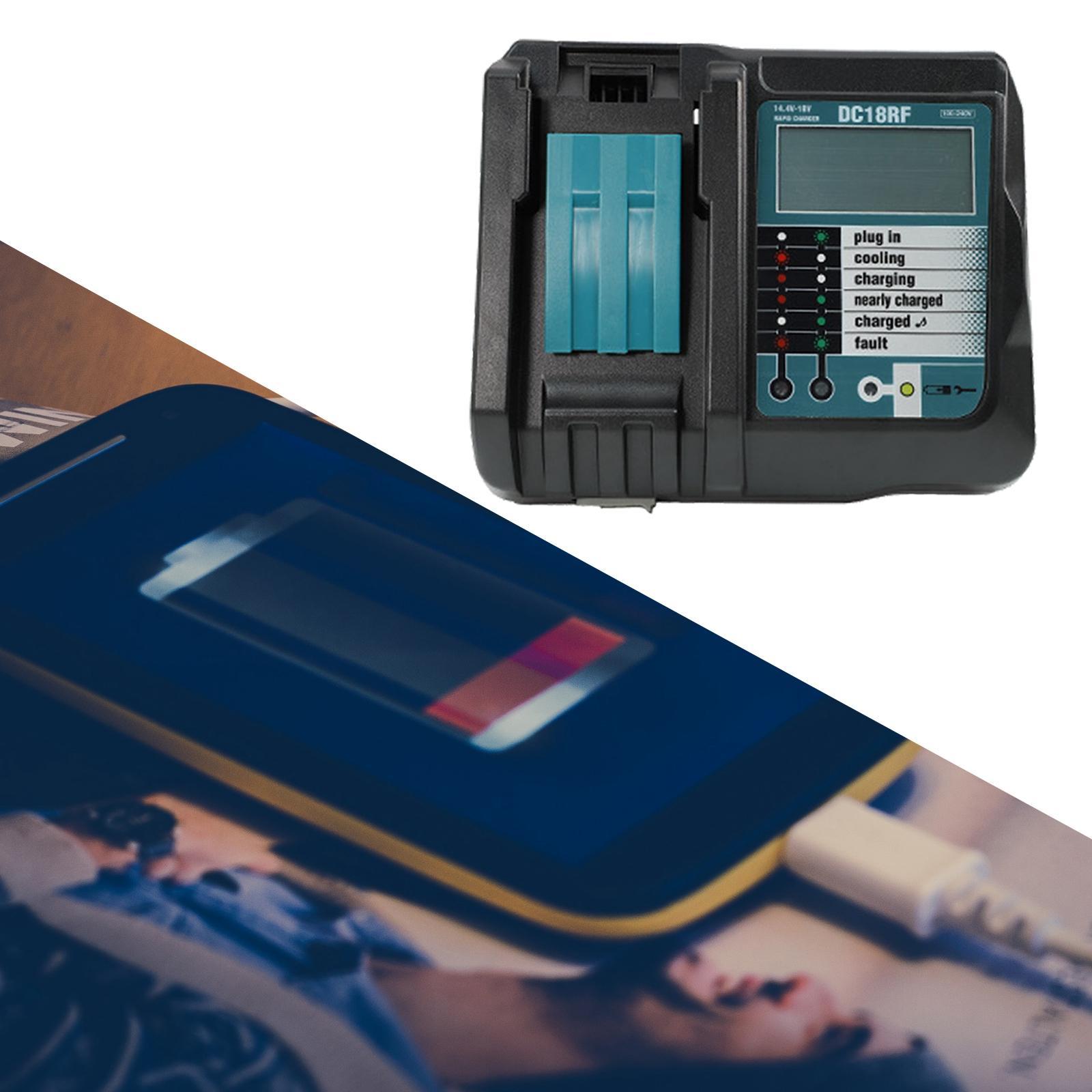 DC18RF 14.4-18V Battery Charger for Power Tools