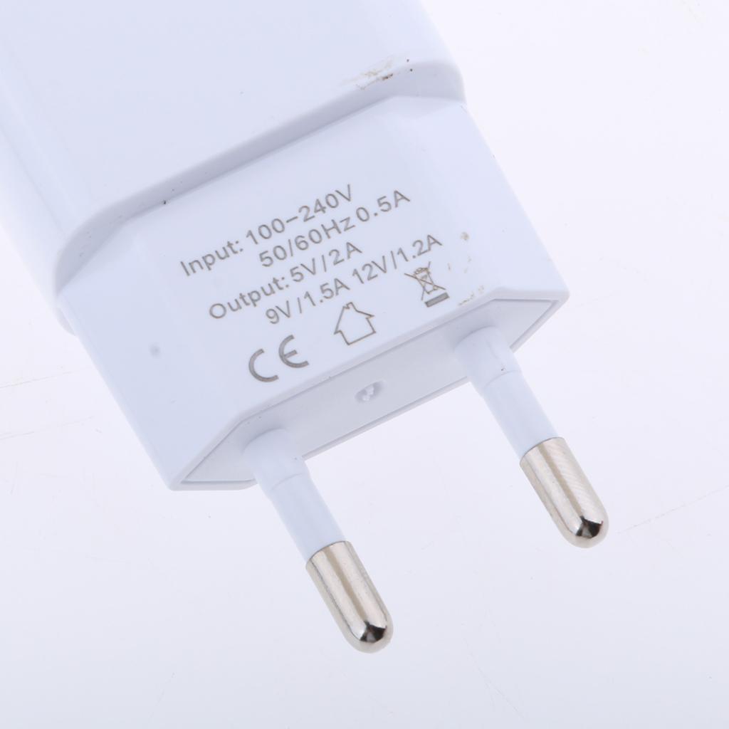2.1A USB Travel Home Wall Power Adapter Charger LED Portable EU