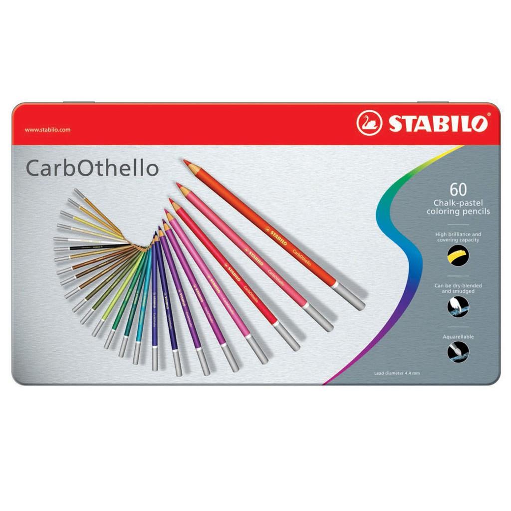 Bút Chì Màu STABILO Cabothello Hộp Sắt 60 Màu (CLC1460M)