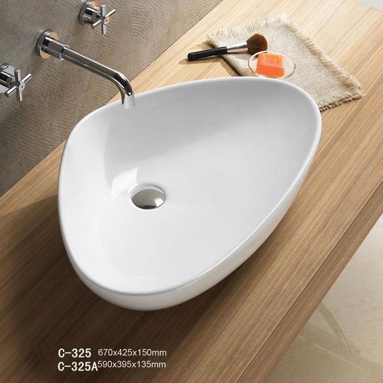 CHẬU LAVABO ĐẶT BÀN ĐÁ MEN NANO CAO CẤP