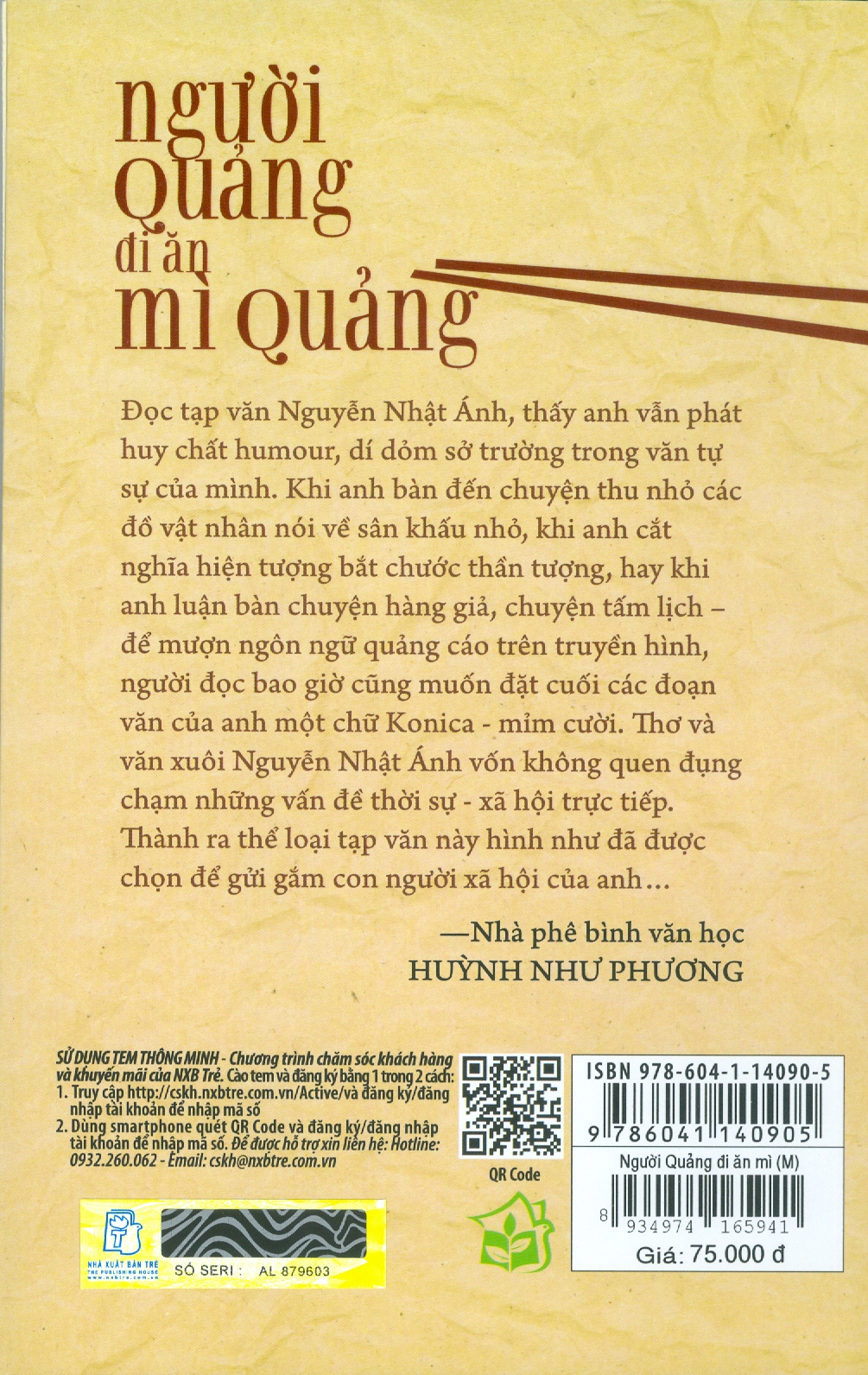 Sách Người Quảng Đi Ăn Mì Quảng - Nguyễn Nhật Ánh