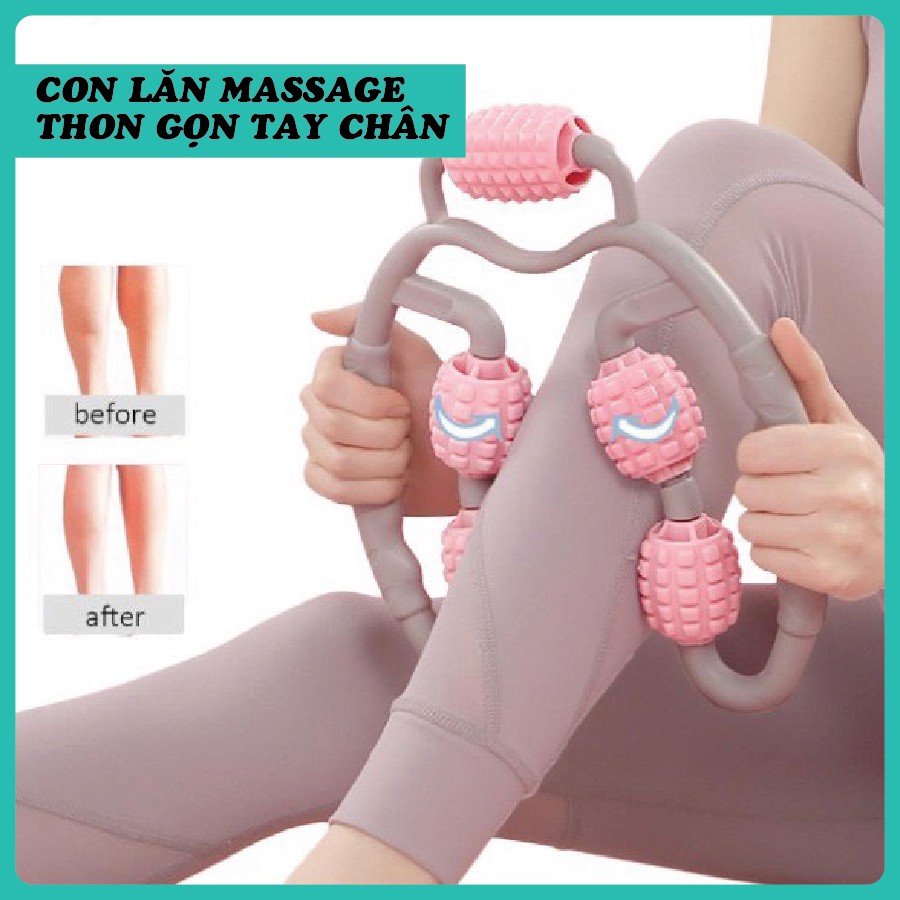 Con lăn massage giúp bạn đánh tan căng thẳng và đau mỏi cơ thể sau một ngày làm việc vất vả