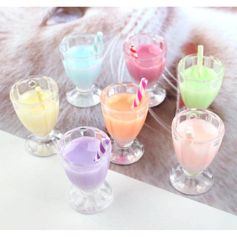 Mô hình ly sinh tố lớn trang trí cửa hàng nhà búp bê quà tặng trang trí