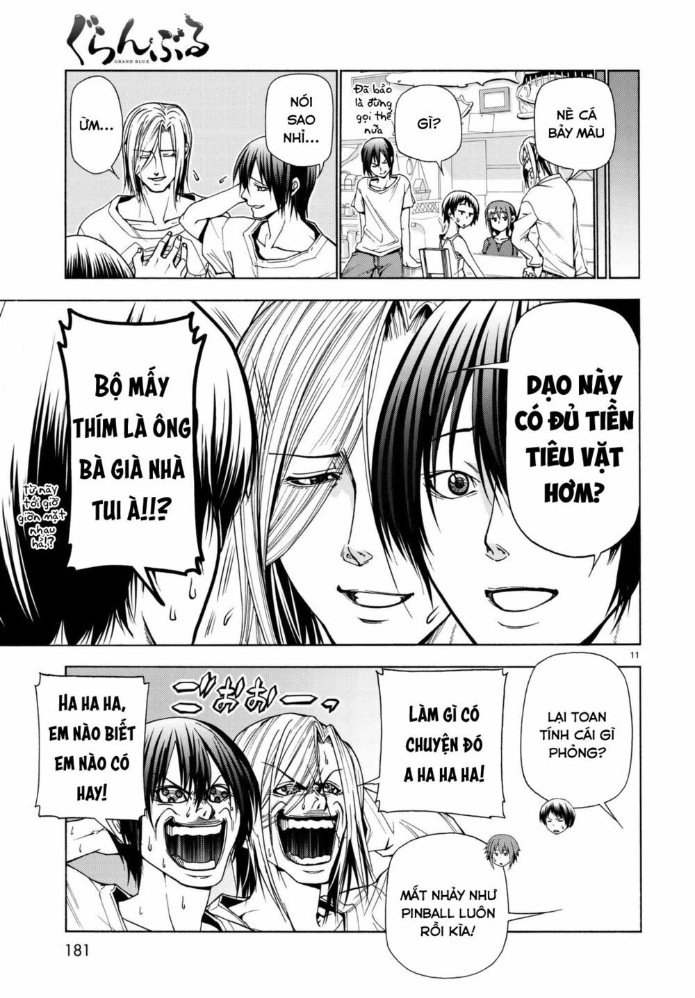 cô gái thích lặn - grand blue chapter 39 11