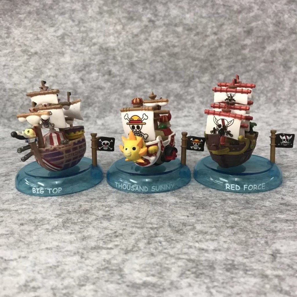 Set 6 Mô Hình Thuyền Trong Phim Hoạt Hình - One Piece