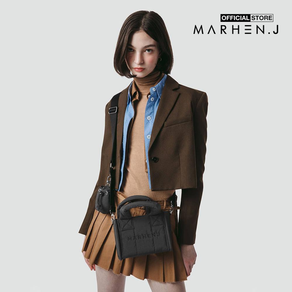 Marhen.J - Túi xách nữ phom chữ nhật Nuvo MJ22DNUVONY-BK