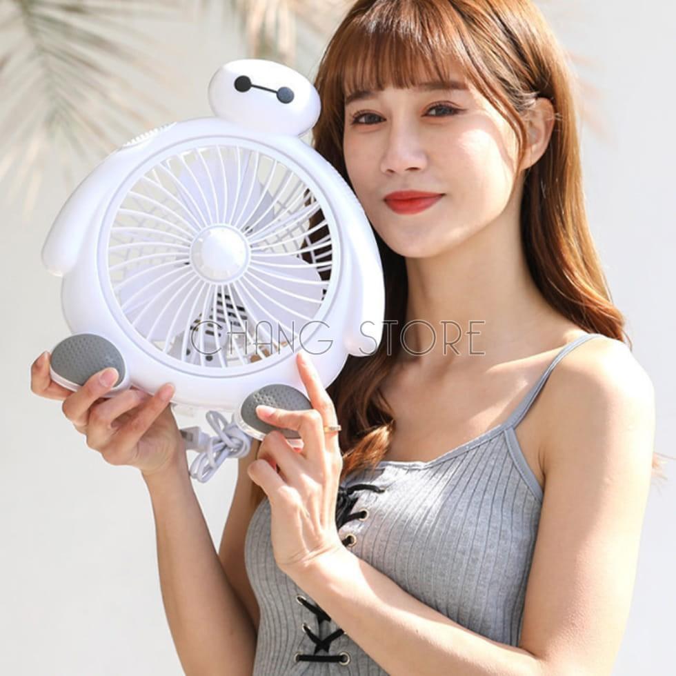 Quạt Cắm Điện Hình Thú Dễ Thương Cỡ Nhỏ Tiện Lợi, Bảo Hành 12 Tháng