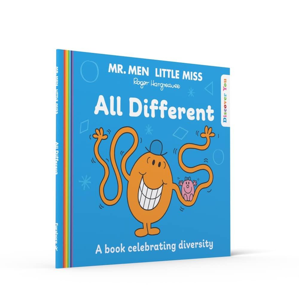 Truyện đọc thiếu nhi  tiếng Anh: Mr. Men and Little Miss Discover You — MR. MEN LITTLE MISS: ALL DIFFERENT