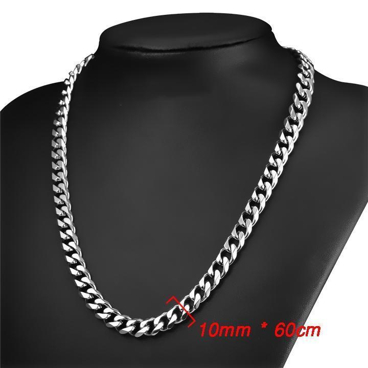 Vòng Cổ Nam - Dây chuyền nam titan thời trang rẻ đẹp kiểu lặc xéo cao cấp trangsucpt 9mm PTDCNA159