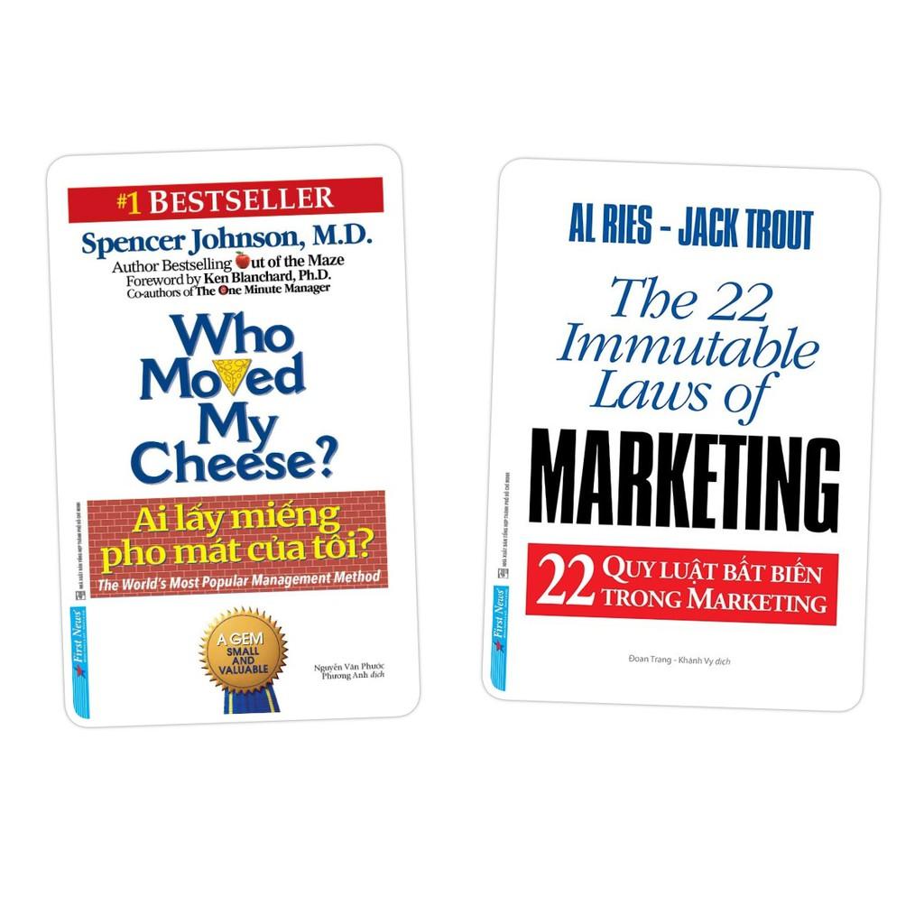 Sách - Combo Ai Lấy Miếng Pho Mát Của Tôi + 22 Quy Luật Bất Biến Trong Marketing - First News