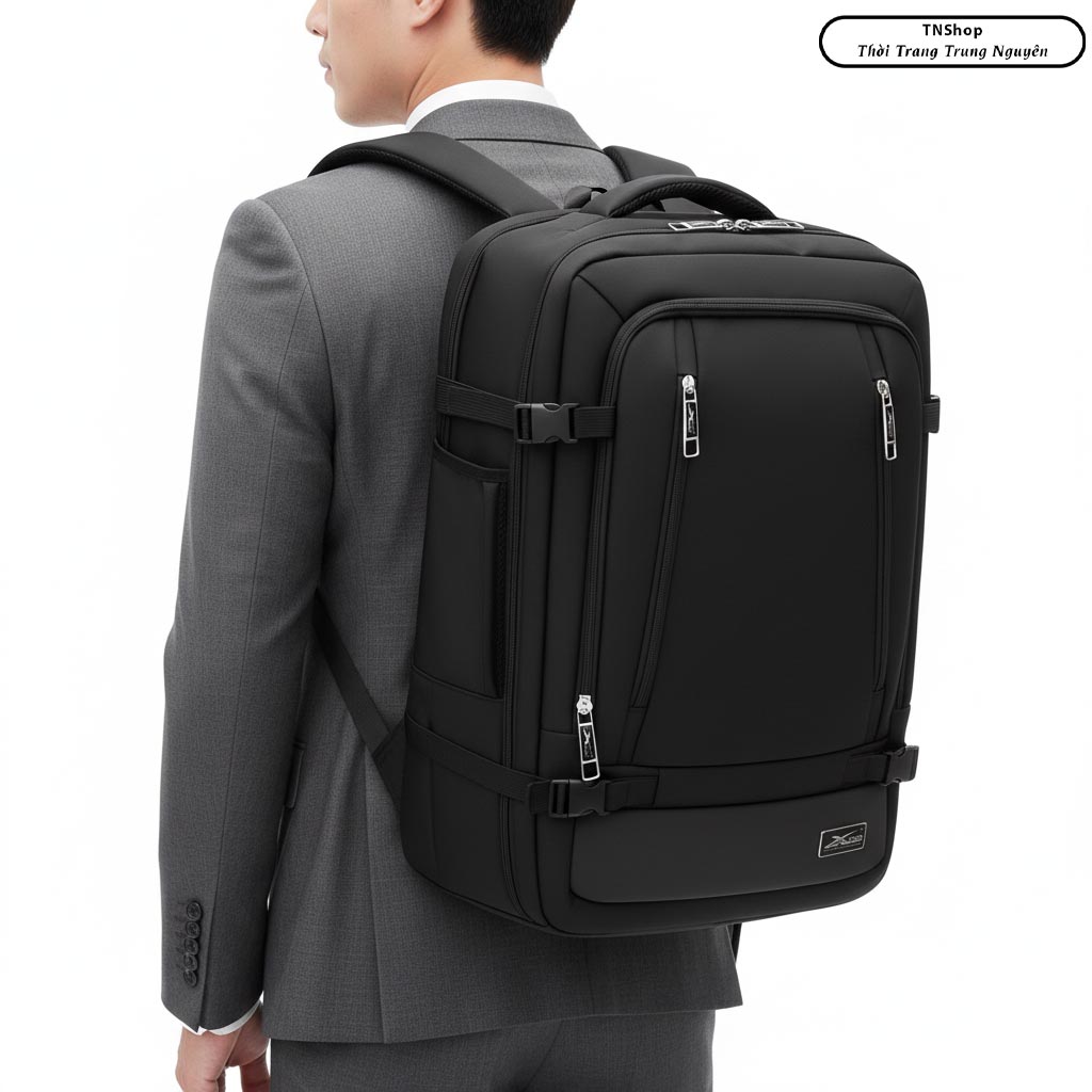 Balo Du Lịch Cỡ Lớn Xbags Leader Pro XB2010 - Balo Laptop 17 Inch Chống Sốc, Ngăn Chứa Quần Áo Rộng Rãi, Vải Chống Nước Cao Cấp