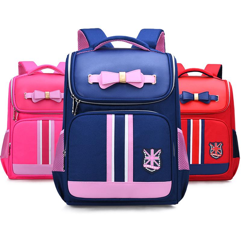Hoạt Hình Dễ Thương Nơ Chỉnh Hình Ba Lô Trẻ Em Học Túi Cho Bé Gái Công Chúa Trẻ Em Schoolbags Ba Lô Tiểu Lưng Mochila