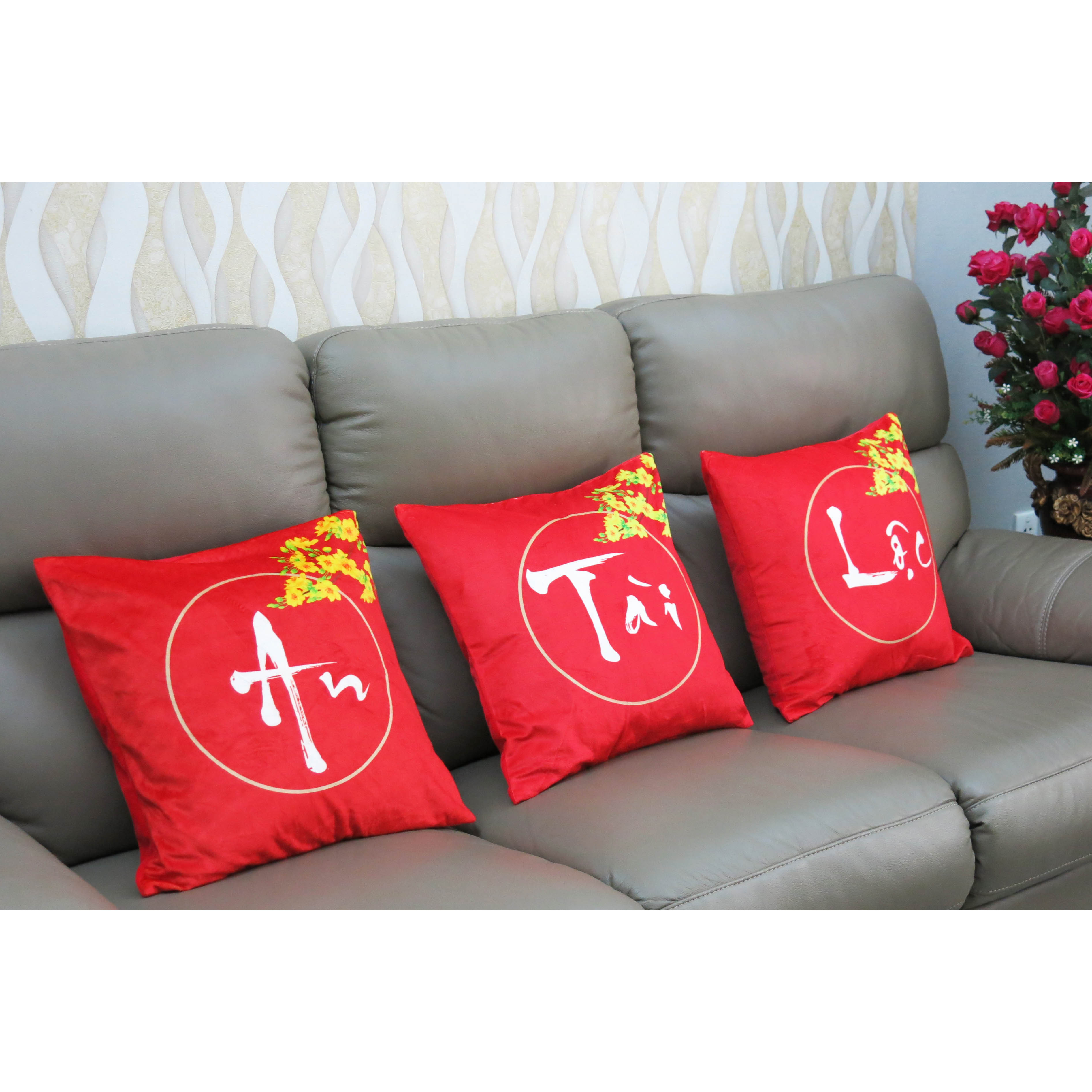 Set 3 Vỏ gối An Tài Lộc