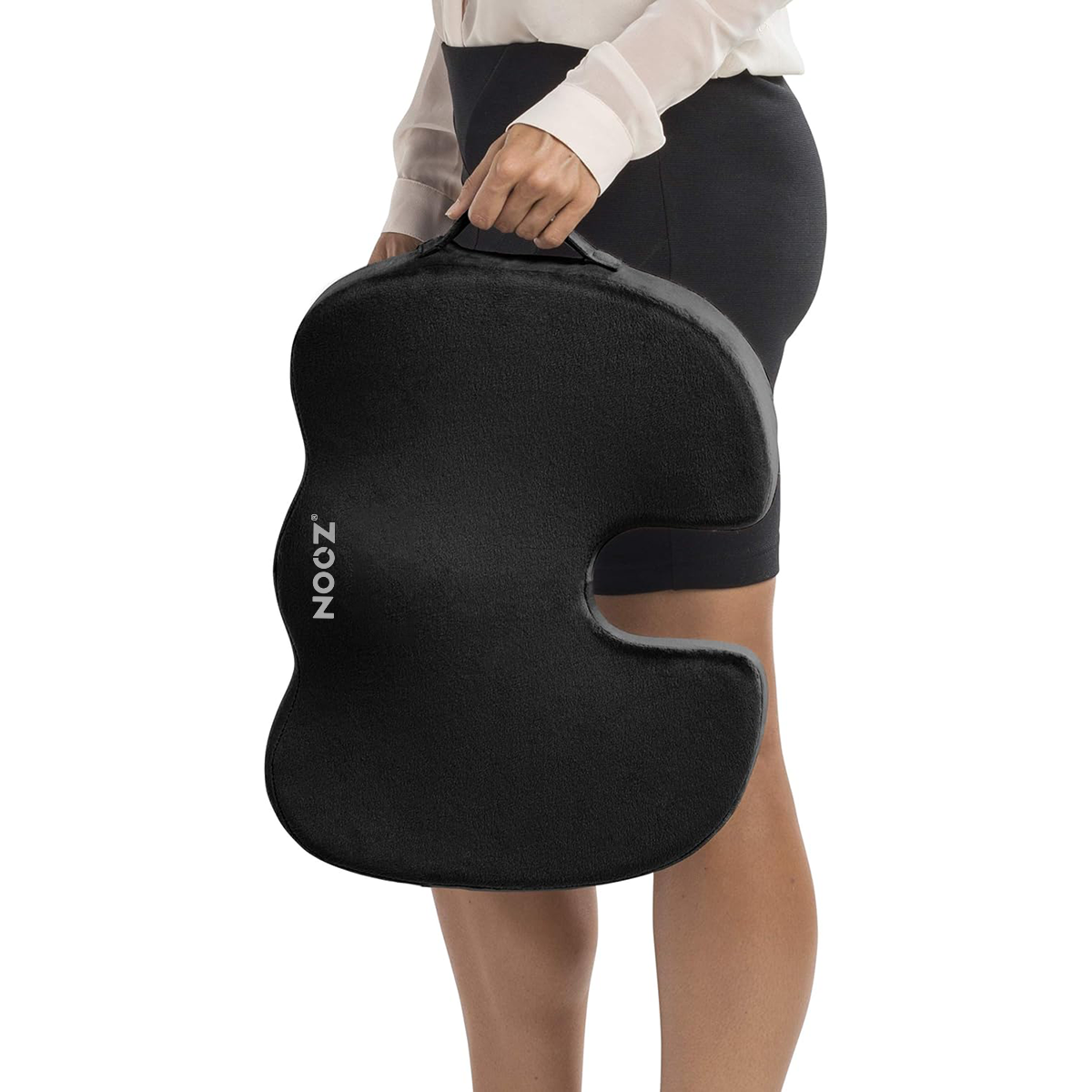 Đệm Lót Ghế Ngồi NOOZ Home Goods Gối Lót Ghế Ngồi Bệt Memory Foam Giúp Chống Đau Lưng, Đau Xương Cụt, Đau Thần Kinh Tọa Ruột Đệm Cao Su Non Danh Cho Dân Văn Phòng