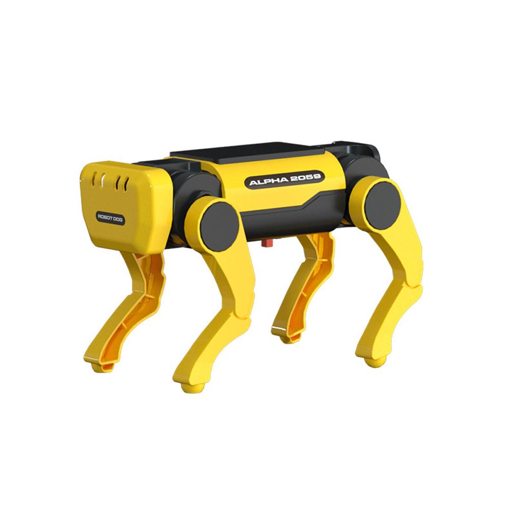 Self-Install DIY Gadgets Technological Gizmos Intelligent Robot Dog Robot Cattle Toys Solar Powered Educational Toy Assembly Robotical Dog Cattle Kit Students Science Experiment Toy