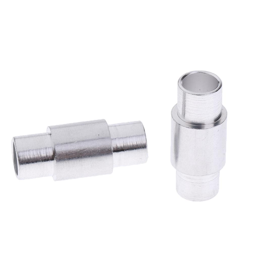 8 Pieces Aluminum Long Sleeve Inline Roller Skate Wheels Replacement Spacers