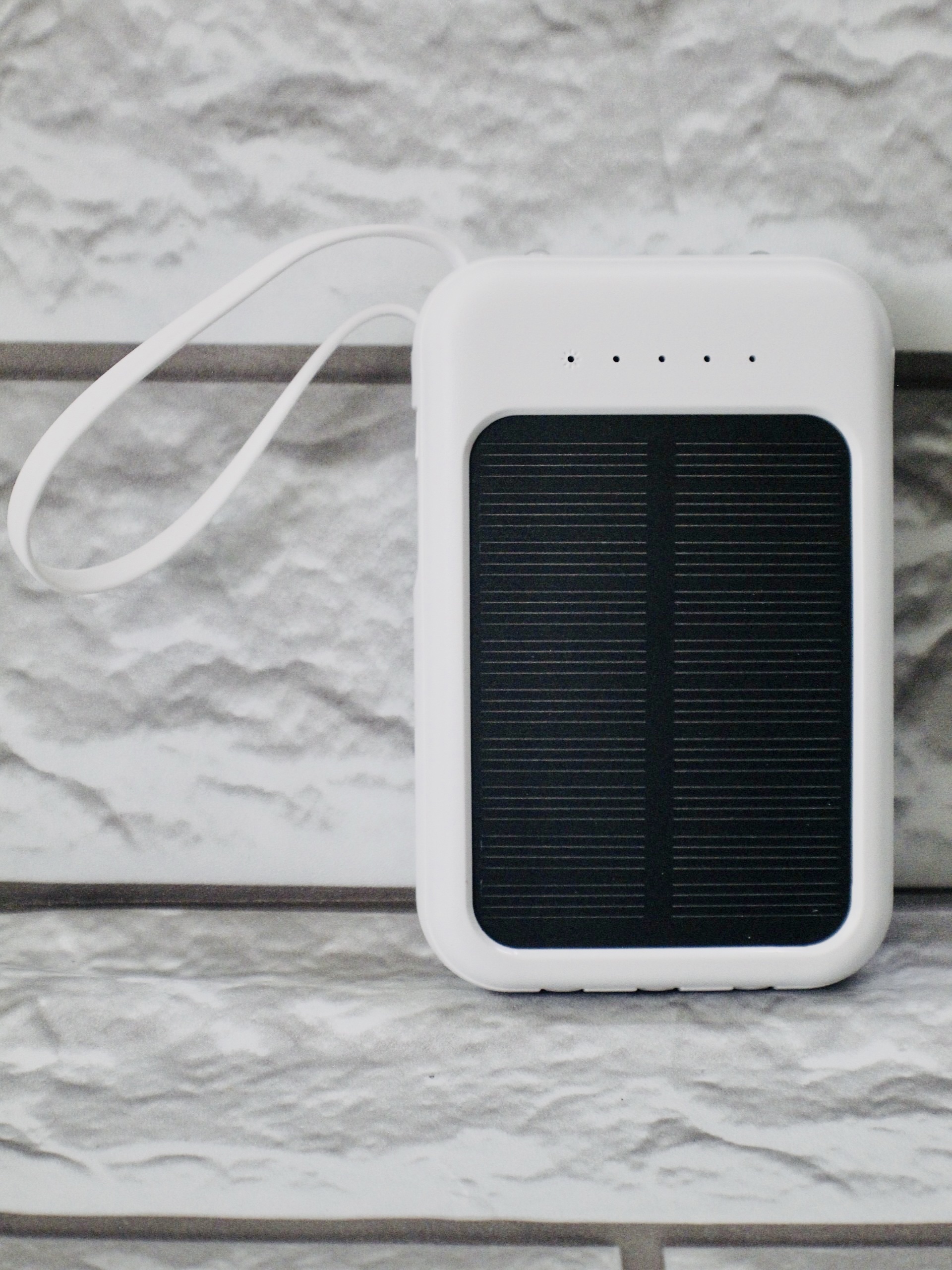 Pin Sạc Dự Phòng 10000mAh LINRUI LR001 Có Cáp Sẵn, Đèn LED - Hàng Chính Hãng