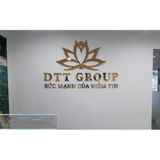 Chữ nổi dán tường - Cắt theo yêu cầu - Dễ lắp đặt và rẻ đẹp - chữ alu gương vàng.