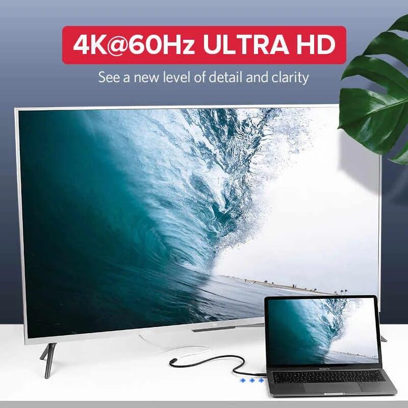 Ugreen UG40574ED008TK 50CM 3.1 gen1 4k 30hz 60w cáp usb type c nối dài - HÀNG CHÍNH HÃNG