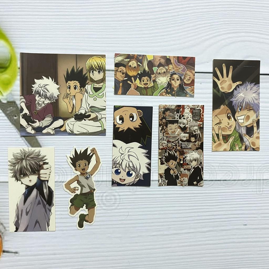 Bộ hình dán - sticker anime Thợ săn tí hon dán trang trí laptop, máy tính bỏ túi, vali, điện thoại,...