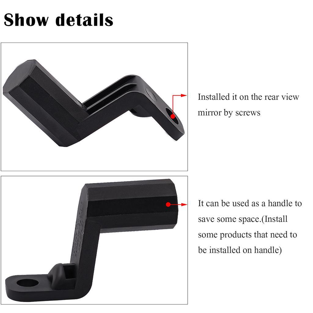 Motorbike Phone Handle Bar USB Charger Holder Extender Bracket Mount Clamp
