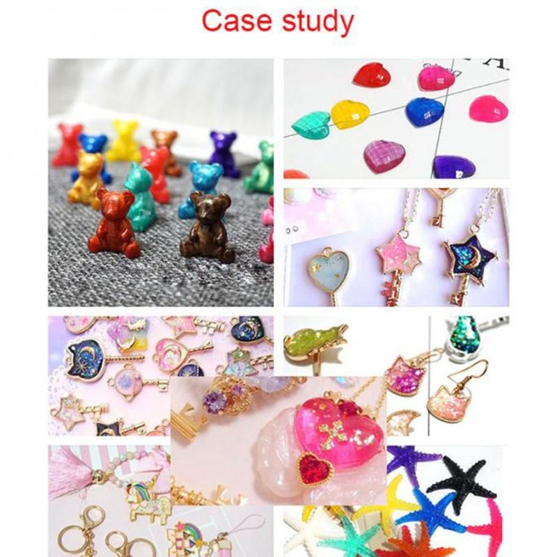 Bộ Keo UV Resin Trong Suốt Dùng Làm Đồ Trang Sức DIY