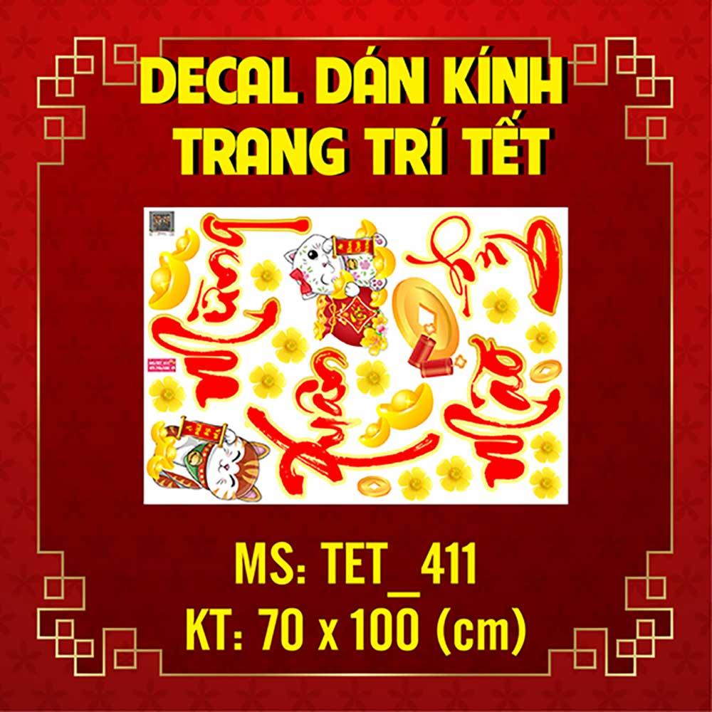 DECAL TRANG TRÍ TẾT 2023 COMBO SỐ 8