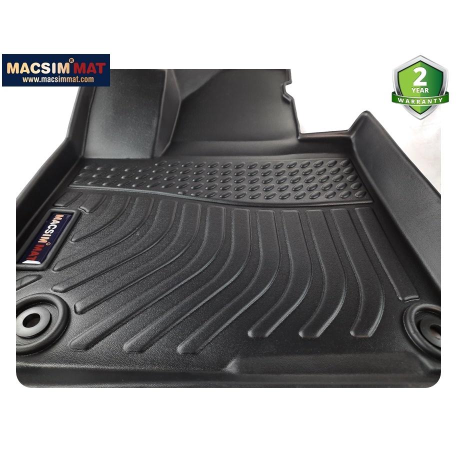 Hình ảnh Thảm lót sàn xe ô tô Kia Sorento 2021 -(3 hàng ghế) Nhãn hiệu Macsim chất liệu nhựa TPV cao cấp màu đen