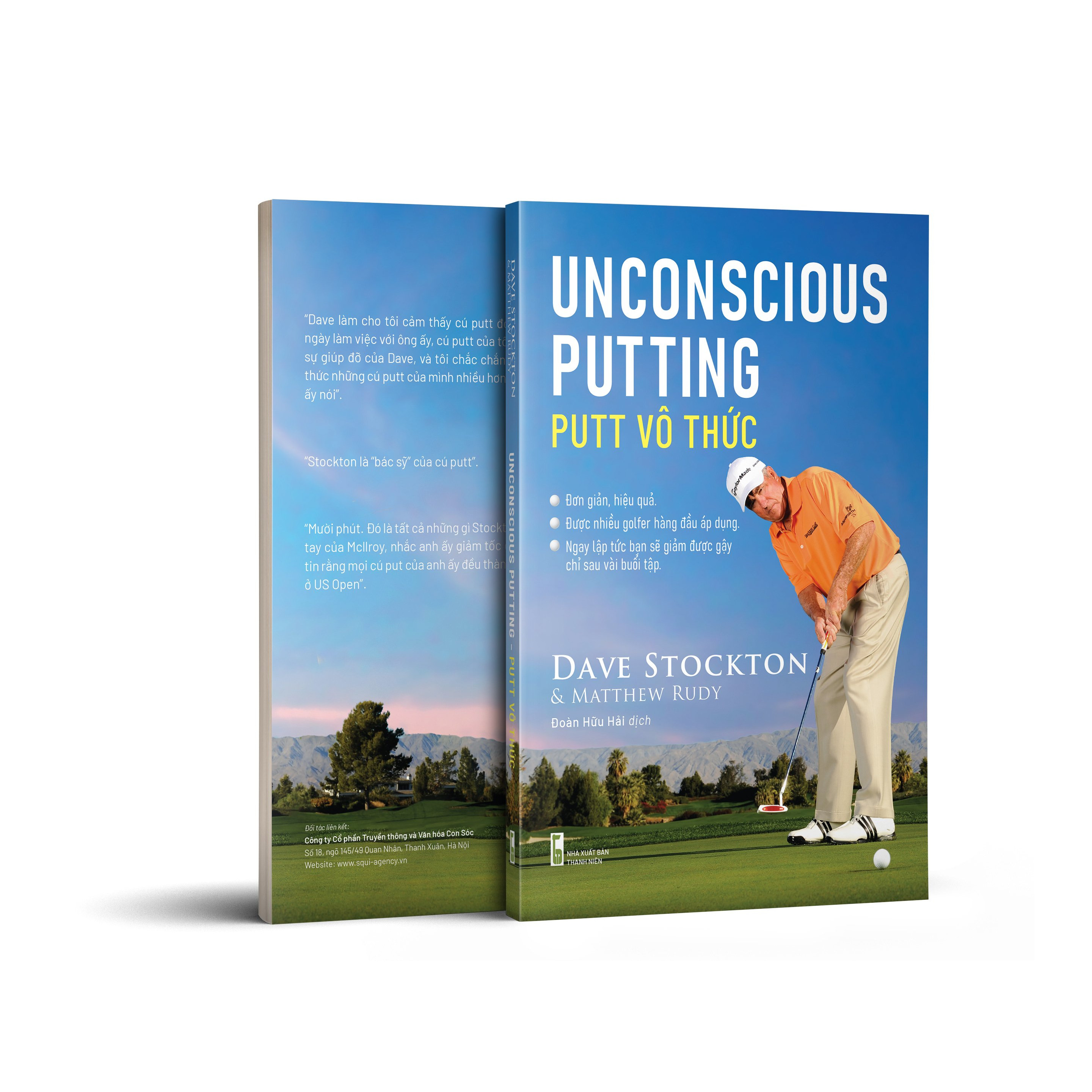 Sách hướng dẫn chơi golf : "Putt vô thức - Unconscious Putting" của Dave Stockton