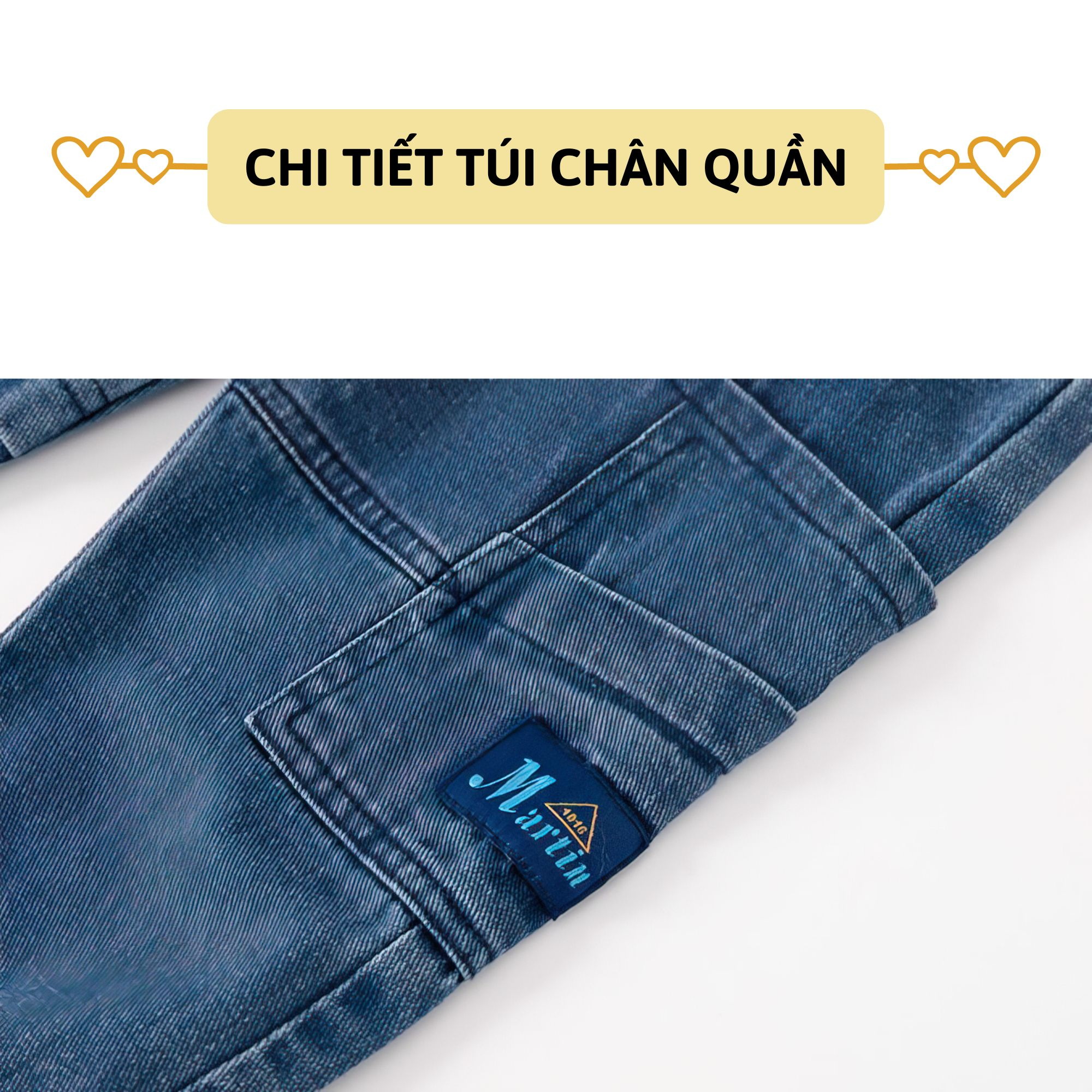 Quần jean dài bé trai 27Kids WELLKIDS quần bò mềm lưng chun nam cho trẻ từ 2-10 tuổi BLJE2